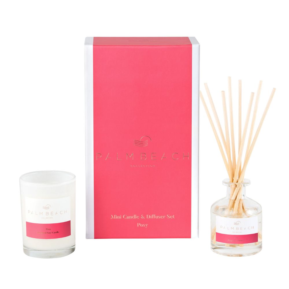 Palm Beach Mini Candle & Diffuser Gift Pack - Posy