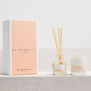 Palm Beach Collection Mini Candle & Diffuser Gift Pack - Watermelon - Funky Gifts NZ