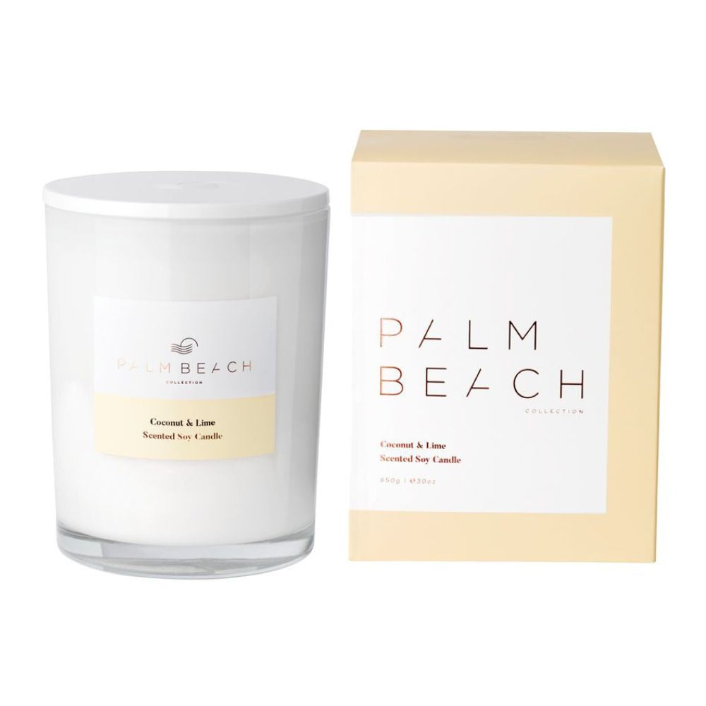 Palm Beach Collection Deluxe Large Candle - Coconut & Lime Funky Gifts NZ.jpg