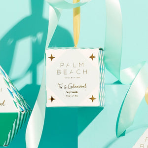 Palm Beach Collection Hanging Bauble Extra Mini Candle Fir & Cedarwood - Funky Gifts NZ