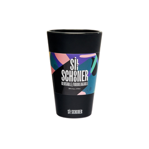 Sili Schooner Cup - Black - Funky Gifts NZ