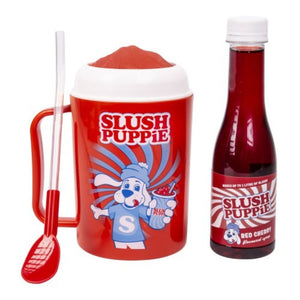 Slush Puppie – Making Cup & Red Cherry Syrup Set - Funky Gifts NZ
