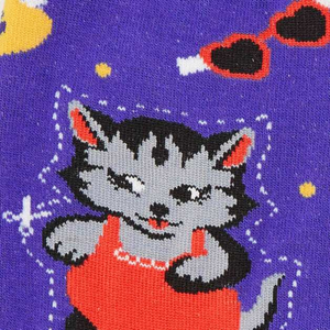 Sock It To Me - Women's Crew Socks - Dress Up Meow - Funky Gifts NZ