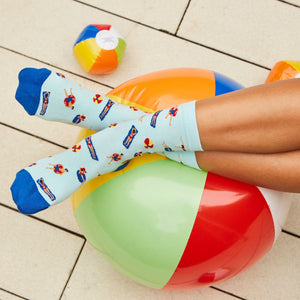 Sock It To Me - Women's Crew Socks - Pool Party - Funky Gifts NZ