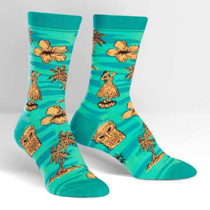 Sock It To Me - Women's Crew Socks - Tiki Toes - Funky Gifts NZ