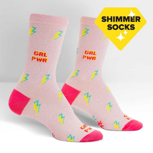 Sock It To Me Socks - Women's Crew - United We Shine - Funky Gifts NZ