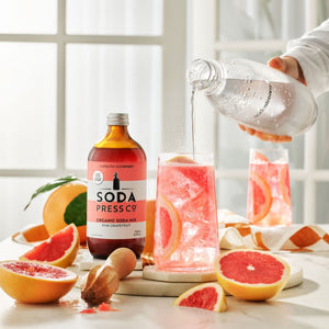 Soda Press Organic Pink Grapefruit Mixer - Funky Gifts NZ