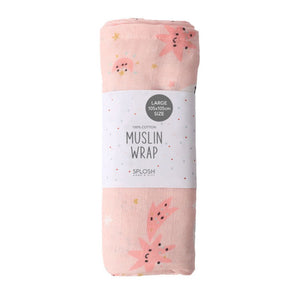 Splosh Little One Muslin Wrap - Funky Gifts NZ
