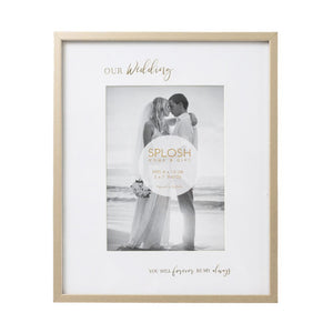 Our Wedding Frame 5x7 - Funky Gifts NZ