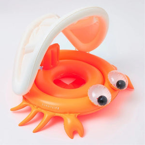SunnyLife Baby Float - Sonny the Sea Creature Neon Orange - Funky Gifts NZ