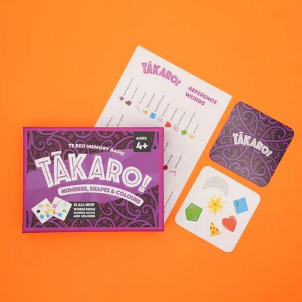 Takaro Game - Numbers, Shapes & Colours Funky Gifts NZ.jpg