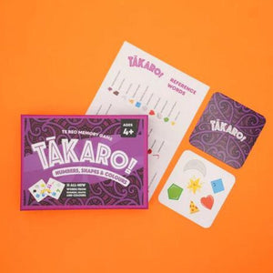 Takaro Game - Numbers, Shapes & Colours - Funky Gifts NZ