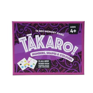 Takaro Game - Numbers, Shapes & Colours - Funky Gifts NZ