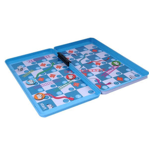 Tin Travel Game - Snakes & Ladders - Funky Gifts NZ