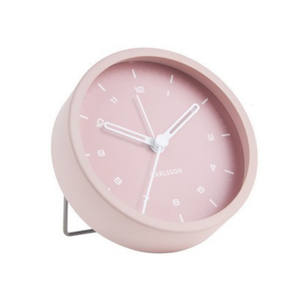 Karlsson Alarm Clock Tinge - Pink - Funky Gifts NZ
