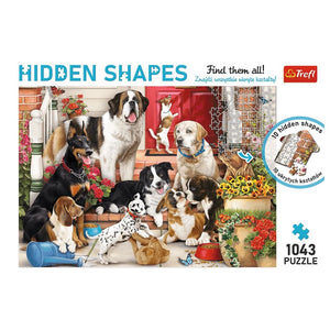 Trefl Hidden Shapes - Doggy Fun - Funky Gifts NZ