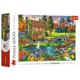 Trefl "6000" Puzzle - Cottage in the Mountains - Funky Gifts NZ