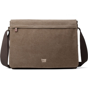 Troop Classic Laptop Messenger Bag (Front Flap) LARGE - Brown TRP0371 - Funky Gifts NZ