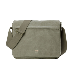 Troop Classic Messenger Bag (Front Flap) - Khaki TRP0240 - Funky Gifts NZ