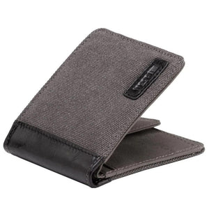 Troop Idaho Canvas Wallet - Charcoal - Funky Gifts NZ