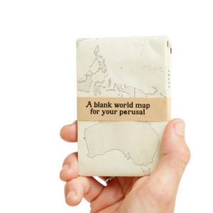Tyvek Travel Map - Funky Gifts NZ
