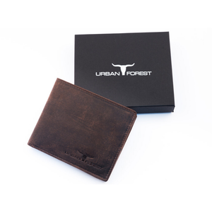 Urban Forest Logan Leather Wallet in Brown from Funky Gifts NZ