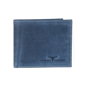 Urban Forest Leather Logan Wallet in Blue from Funky Gifts NZ