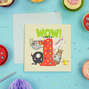 Birthday Book - WOW! You're 1 - Funky Gifts NZ