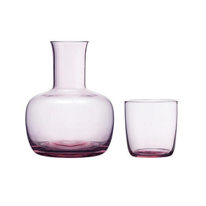 Water Carafe Set Bulb - Plum - Funky Gifts NZ