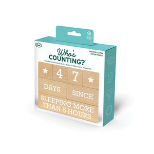 Who's Counting? Parenting Milestone Blocks - Funky Gifts NZ