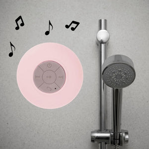 Wireless Shower Speaker Pastel Pink from Funky Gifts NZ