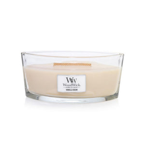 Ellipse WoodWick Scented Soy Candle - Vanilla Bean - Funky Gifts NZ