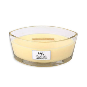 Lemongrass and Lily Ellipse Candle by Woodwick from Funky Gifts NZ