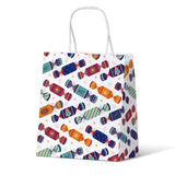 Xmas Crackers Bright on White Gift Bag - Funky Gifts NZ