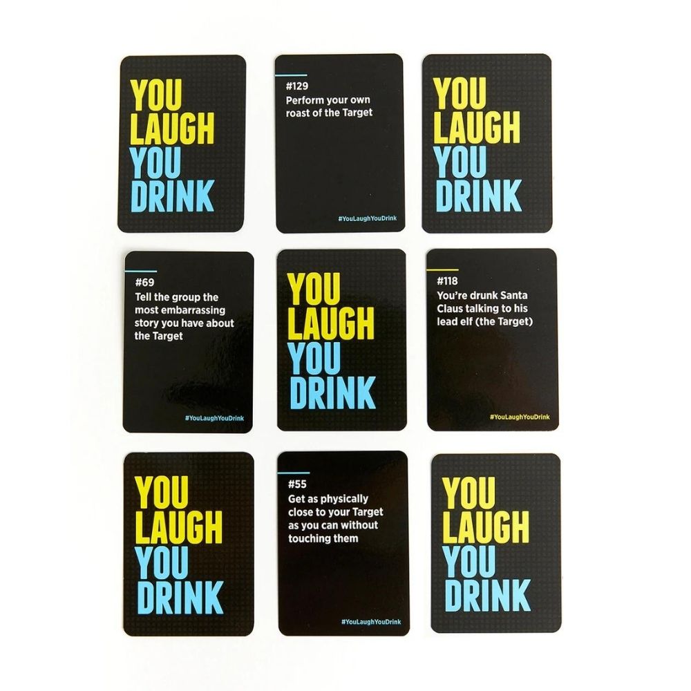 You Laugh, You Drink Card Game