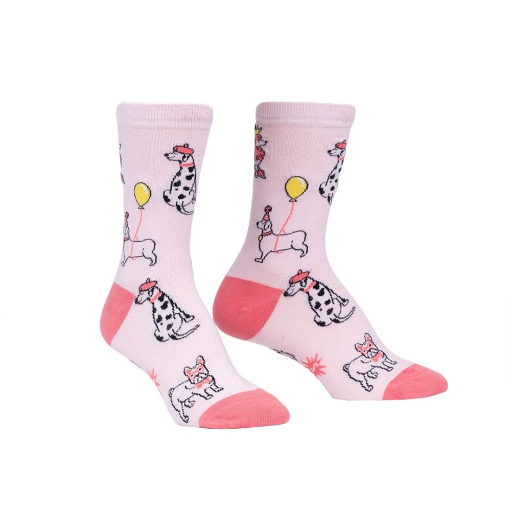sock it to me dog nouveau womens crew socks from funky gifts nz