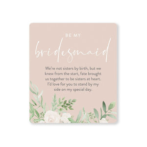 Be my bridesmaid wedding verse from funky gifts nz