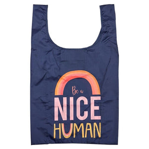 Eco Recycled Bag - Be A Good Human - Funky Gifts NZ