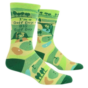 blue q socks mens crew golf guy from funky gifts nz