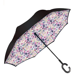 Inside Out Umbrella - Bluhen Peonie Rose - Funky Gifts NZ