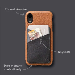 Bookaroo Phone Pocket - Black - Funky Gifts NZ