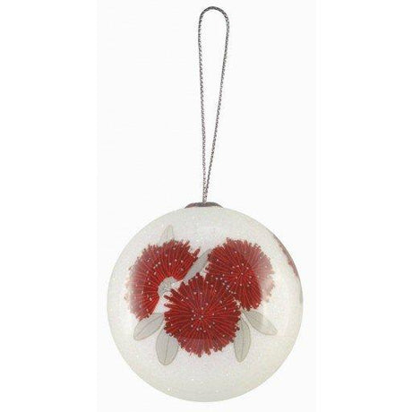 Crimson Pohutukawa Hanging Decoration - Funky Gifts NZ