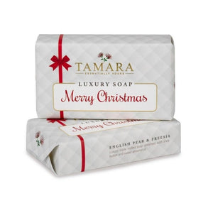 Essentially Tamara Soap Bar - Merry Christmas - Funky Gifts NZ