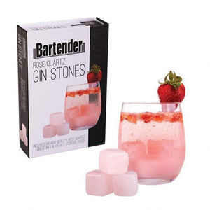 Rose Quartz Gin Stones - Funky Gifts NZ