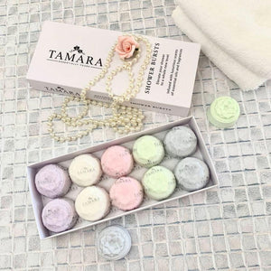 Essentially Tamara Shower Bursts Gift Pack - Botanical Collection (Box of 10) - Funky Gifts NZ