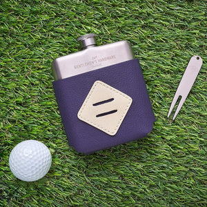 Gents Hardware - Golfer's Hip Flask & Divot Set No.384 - Funky Gifts NZ