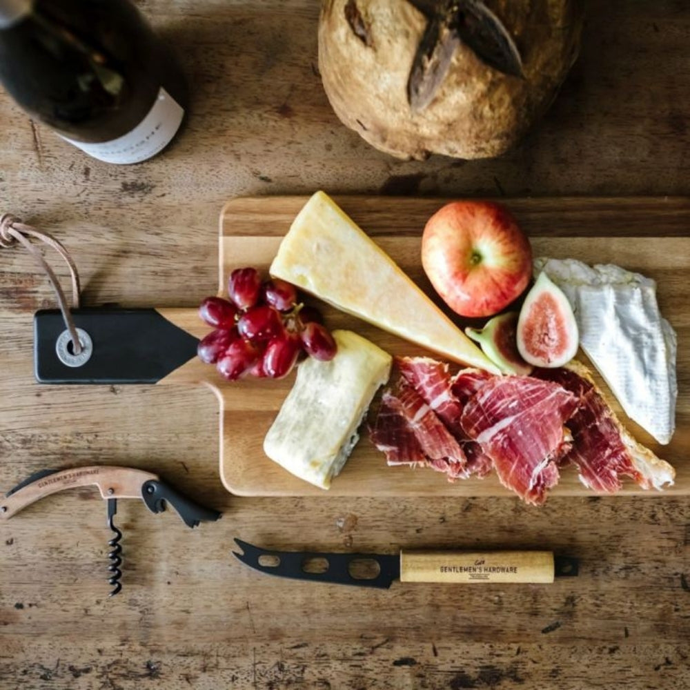 gents hardware cheese and wine set from funky gifts nz