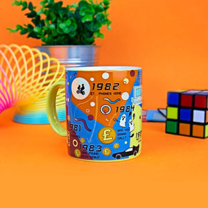 80s decade mug from funky gifts nz