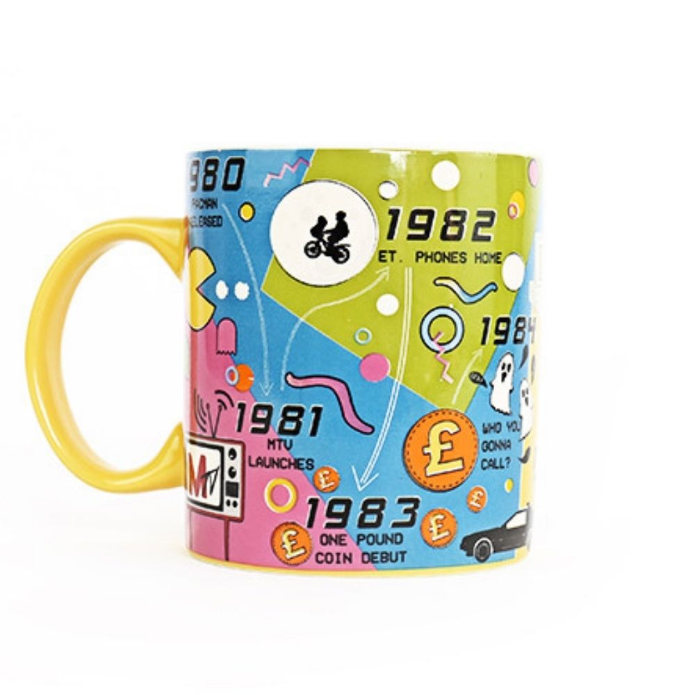 80s decade mug from funky gifts nz
