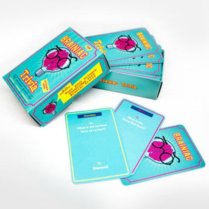 Brainiac Trivia Cards - For the Real Brain Box Quizers - Funky Gifts NZ